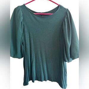 Women’s Teal Puff Sleeve Top from Banana Republic